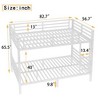 Kumasinova Metal Bunk Bed – Heavy-Duty Steel Bed Frame with 2-Side Ladders & Under-Bed Storage, Noise-Free Design Bunk Bed for Teens and Adults - 3 of 4