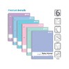 Better Office 1-Subject Notebooks 8" x 10.5" College Ruled 70 Sheets 6/Pack (25726-6PK) - 2 of 4