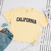 Simply Sage Market Women's California Arched Short Sleeve Relaxed Fit Cropped Graphic Tee - 3 of 3
