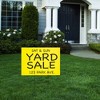 Okuna Outpost 6 Pack Blank Corrugated Plastic Yard Signs with Stakes 17x12 for Garage Sale Supplies, Birthday, Moving, Lawn, 4mm Thick, Neon Yellow - 2 of 4