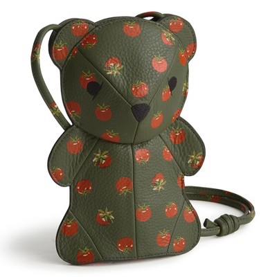 Vera Bradley Women's Leather Heritage Bear Crossbody