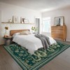 Washable Area Rug Snake Print Large Living Room Rug with Non-Slip Rubber Backing - 4 of 4