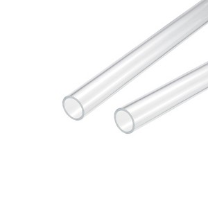 Unique Bargains Lamp Lantern Water Cooling System Acrylic Rigid Round Tubes 2 Pcs 10" - 1 of 4