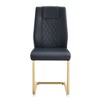 PAGED Modern Dining Chairs with Faux Leather Padded Seat Dining Room Chairs with Metal Legs for Living Room, Kitchen - 4 of 4