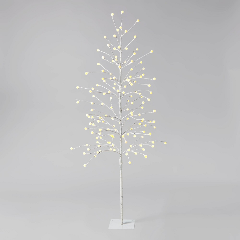 6ft Globe Twig Birch Tree Christmas LED Novelty Sculpture Warm White - Wondershop