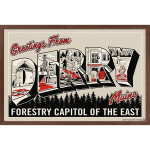 Trends International IT: Welcome to Derry (2025) - Greetings From Derry Framed Wall Poster Prints - 1 of 4