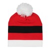 Seven Times Six Festive Holiday Novelty Adult Light Up Knit Beanie Pom Pom Hat Cap OSFM - 4 of 4