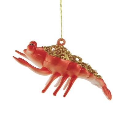 Holiday Ornament 3.0" Pacific Gold Lobster Sea Life  -  Tree Ornaments