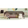 Full Size Wood Daybed Frame with Fence White - 3 of 4