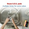 S.O.S Steel Wool Soap Pads 10 Count - Pack of 6 (Total 60 Pads) - 3 of 4