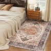 HOMCOM Area Rug, Boho Machine Washable Rug, Non-Slip Low Pile Carpet for Living Room, Bedroom, Dining Room, Home Office - 3 of 4