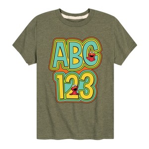 Boys' - Sesame Street - Elmo Abc Short Sleeve Graphic T-Shirt - 1 of 4