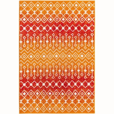 orange and red