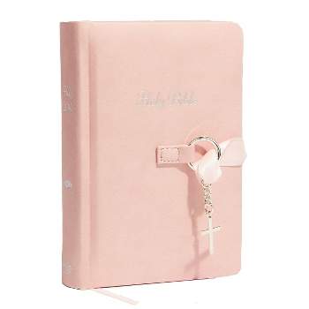 Simply Charming Bible-NKJV-Ribbon Closure - by  Thomas Nelson (Leather Bound)