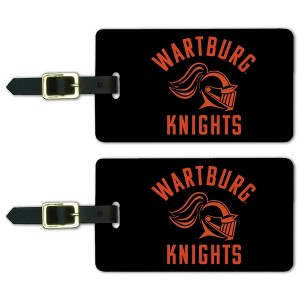 Wartburg College Knights Logo Luggage ID Tags Suitcase CarryOn Cards  Set of 2 - 1 of 4