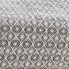 Plazatex Luxurious Ultra Soft Lightweight Peralto Printed Bed Blanket White/Grey 90" x 90" - 4 of 4