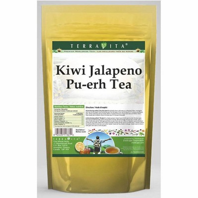 TerraVita Kiwi Jalapeno Pu-erh Tea (50 tea bags, ZIN: 546029, 1-Pack)