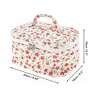 Unique Bargains Large Floral Print Makeup Bag 1 Pc - 2 of 3