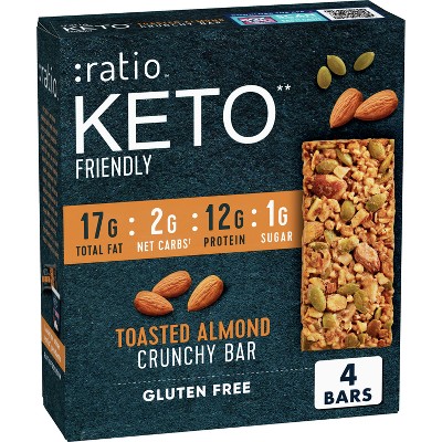 Ratio Roasted Almond Bar - 4ct, image 1 of 9 slides