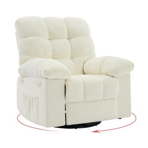 Rocker Chair for Adults, Overstuffed Large Manual Recliner Glider, Nursery Rocking Chairs - 1 of 4