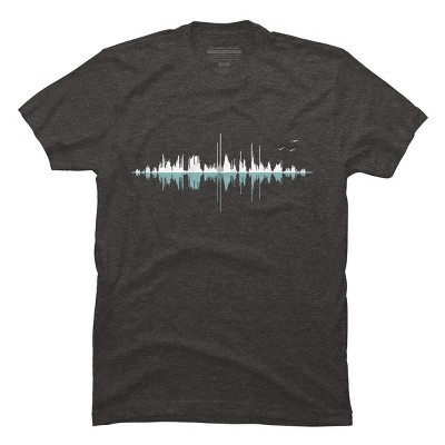 Men's Design By Humans Music City (Clear Graphic) By Expo T-Shirt