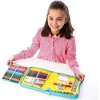 GirlZone 43-Piece Rainbow Stationery Set for Girls, Jumbo Rainbow Arts & Crafts Filled Stationery Pencil Case for Girls - 3 of 4