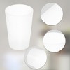Unique Bargains Bathroom Toothbrush Tumblers PP Cup for Bathroom 4.92''x3.03'' 2pcs - 3 of 4