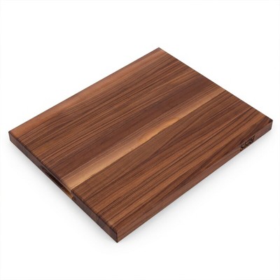 John Boos BBQ Collection Reversible Wood Cutting Board with Juice Groove, Walnut - Thumbnail 4