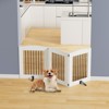Freestanding Dog Gates,Foldable Dog Fence Indoor Puppy Gate for Stairs,Doorways,Stop Over Fence - 4 of 4