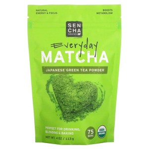 Sencha Naturals Everyday Matcha, Japanese Green Tea Powder, 4 oz (113 g) - 1 of 2