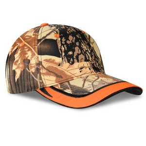 Tirrinia 2.8" Brim Baseball Sun Hat Adjustable Closure Safety Hunting Hat for Men Women - 1 of 4