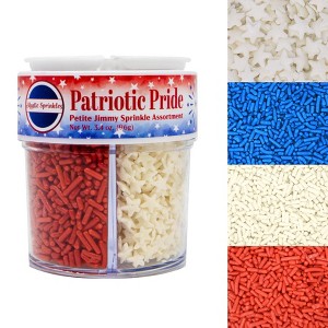 Mystic Sprinkles Patriotic Pride Jimmy Petite Sprinkle Assortment 3.4oz - 1 of 4