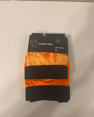 Men's Beach Boxer Briefs 2pk - Original Use™ Orange S : Target