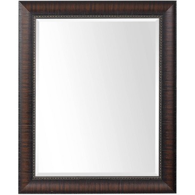 Uttermost Wythe Woodtones 27 1/2" x 33 1/2" Rectangular Wall Mirror