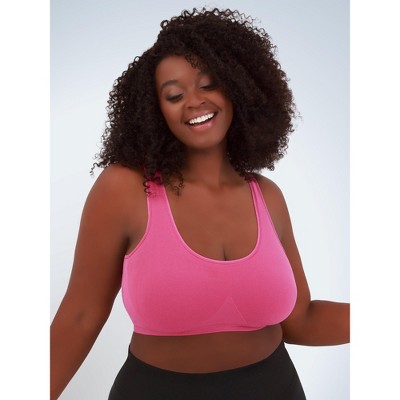 Leading Lady The Olivia All Around Support Comfort Sports Bra 5504 Magenta Haze