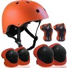 Evita Adjustable Helmet for Ages 5-16 Kids with Elbow Knee Wrist Pads - 2 of 4