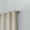 Habitat Ashcroft Light Filtering Exclusive Weave Grommet Curtain Panel Linen - 3 of 4