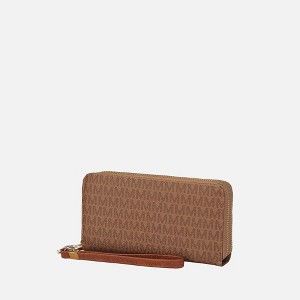 MKF Collection Noemy M Signature Women’s Handbag Wallet Wristlet by Mia K - Tan - 1 of 4