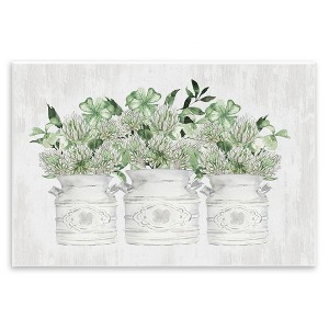 Stupell Industries Rustic Shamrock Bouquets, 19" x 13" - 1 of 4
