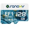 SANOXY 128GB Micro SD Memory Card – 100MB/s Speed, 4K Video Support, UHS-I Compatible - 2 of 4
