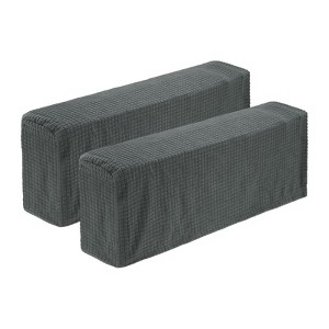 Unique Bargains Breathable Scratch Resistant Washable Plaid Armchair Covers 2 Pcs - 1 of 4