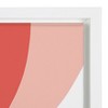18" x 24" Sylvie Rainbow Girl Framed Canvas Wall Art by Dominique Vari White - Kate and Laurel - 3 of 4