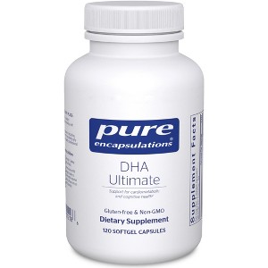 Pure Encapsulations DHA Ultimate - Eco-Friendly Supercritical CO2 Extracted DHA Fish Oil Concentrate - 1 of 4