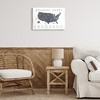 Stupell Industries National Parks United States Adventure Map Blue White Wall Plaque Art - 3 of 4