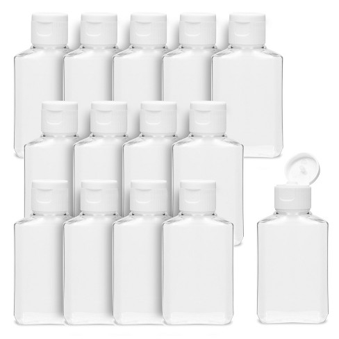 Okuna Outpost 50 Pack Mini Empty Travel Size Bottles For Hand Lotion And  Liquid Shampoo, Refillable Containers, 2 Oz : Target