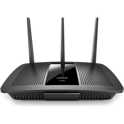 Linksys EA7300 Max-Stream: AC1750 Dual-Band Wi-Fi Router, Gigabit Ethernet Ports, 1,500 square-foot Range, 10 Devices, MU-MIMO (Black)