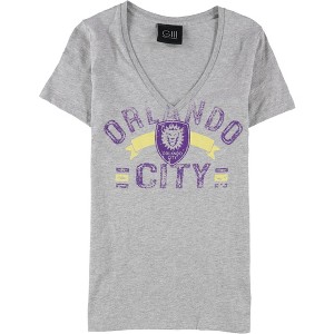 G-III Sports Womens Orlando City Distressed Graphic T-Shirt - 1 of 2