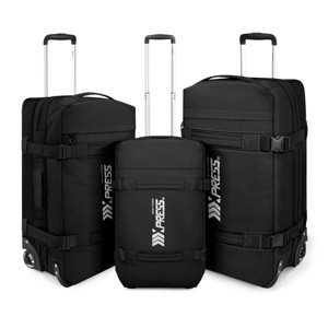 New York Xpress Soft Roller Luggage Set, Wheeled Travel Duffel Luggage, 20" 26" 30" 3PC - 1 of 4
