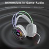 Echelon SoundScape See-Through RGB Gaming Headset w/ USB-C Mic - Grey - 3 of 4