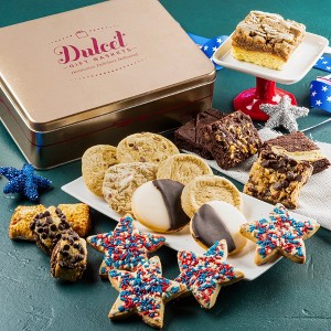 Dulcet Gift Baskets Rugelah, Brownies & Cookies Gift Baskets, Gourmet Food Baskets, Patriotic Gift Baskets For Social workers, & National volunteers - 1 of 4